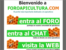 Tablet Screenshot of foroapicultura.com